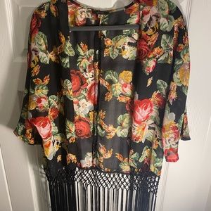 Floral kimono